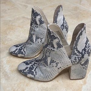 Steve Madden snake Rookie Bootie